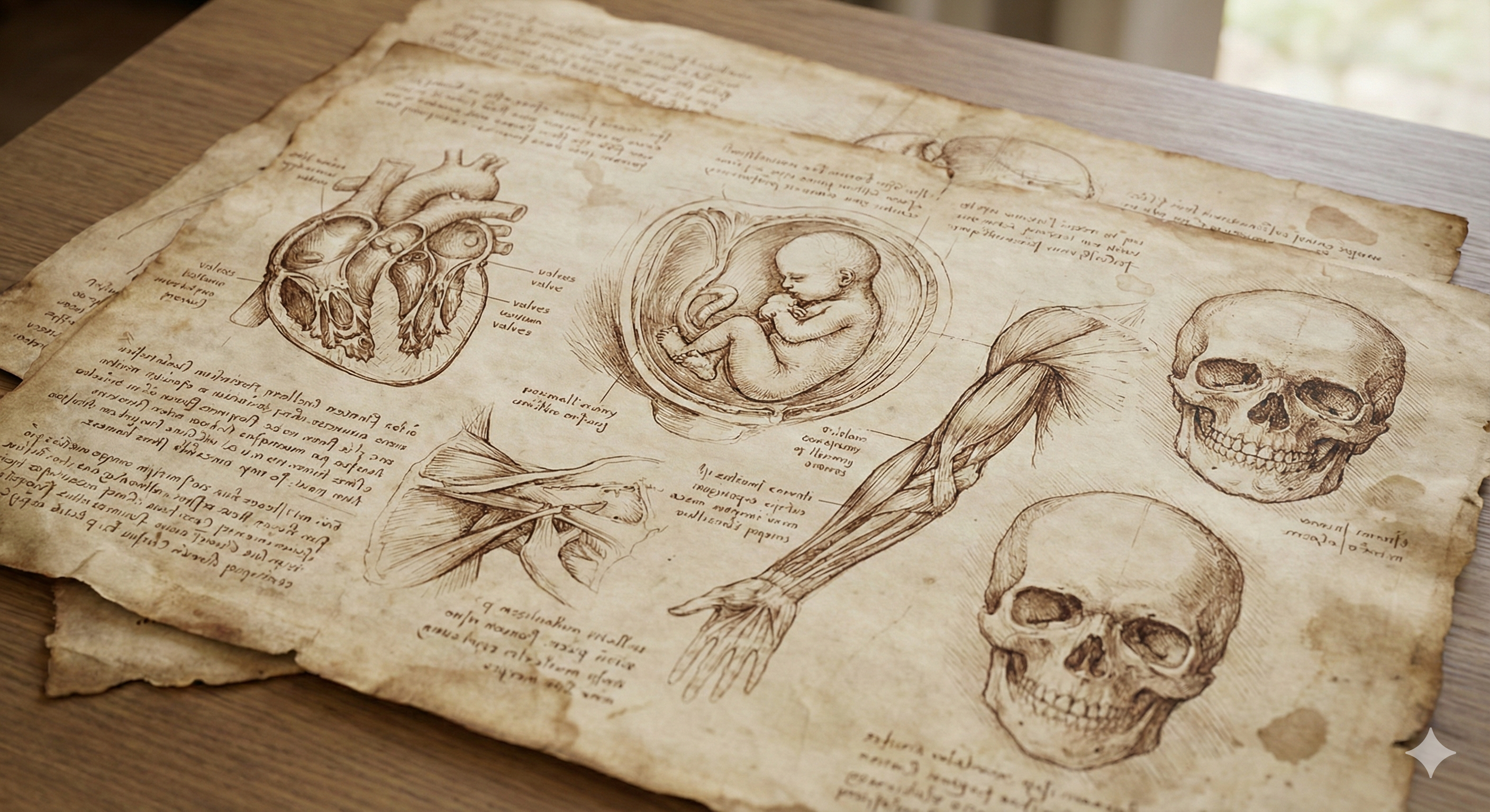 Leonardo's anatomical drawings
