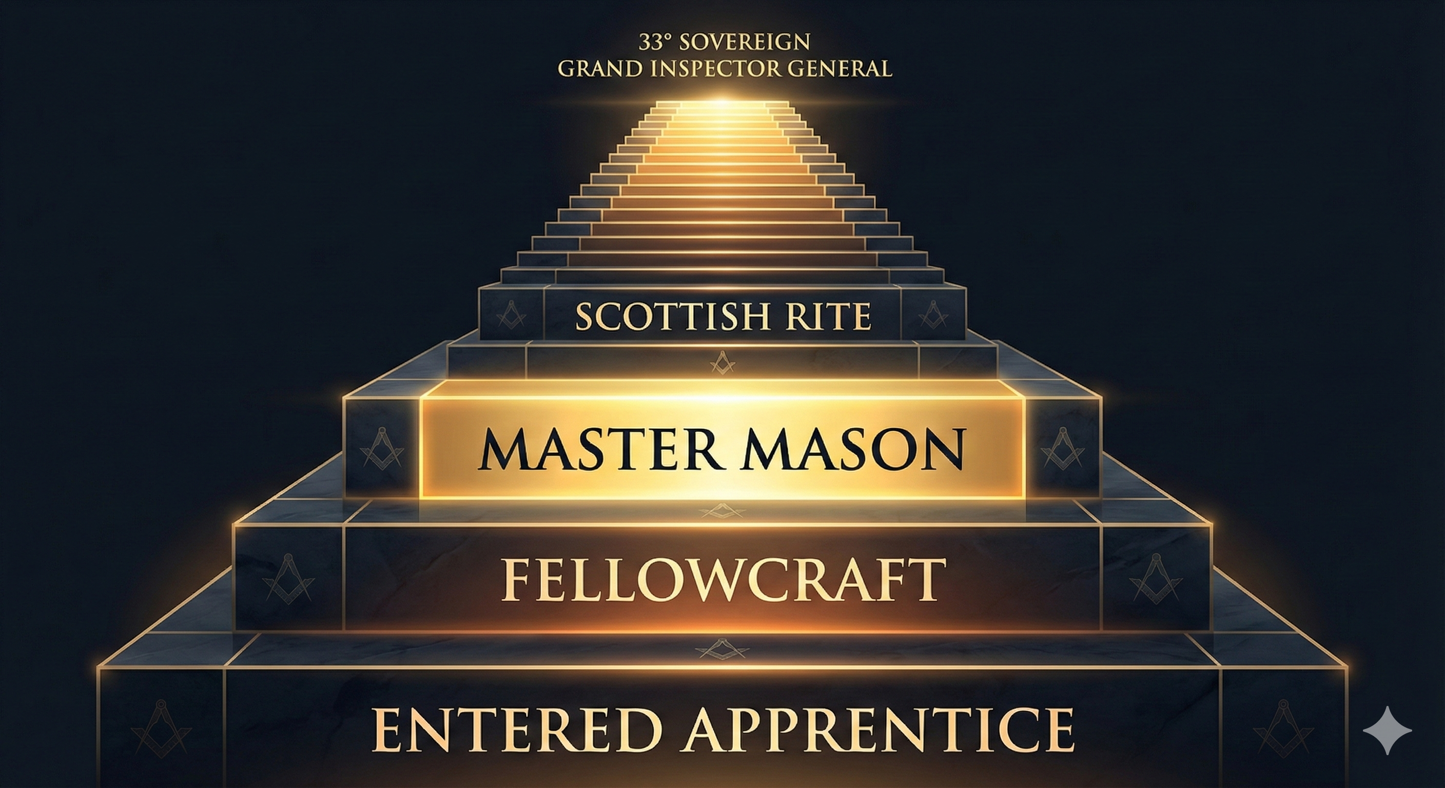 The structure of Masonic degrees