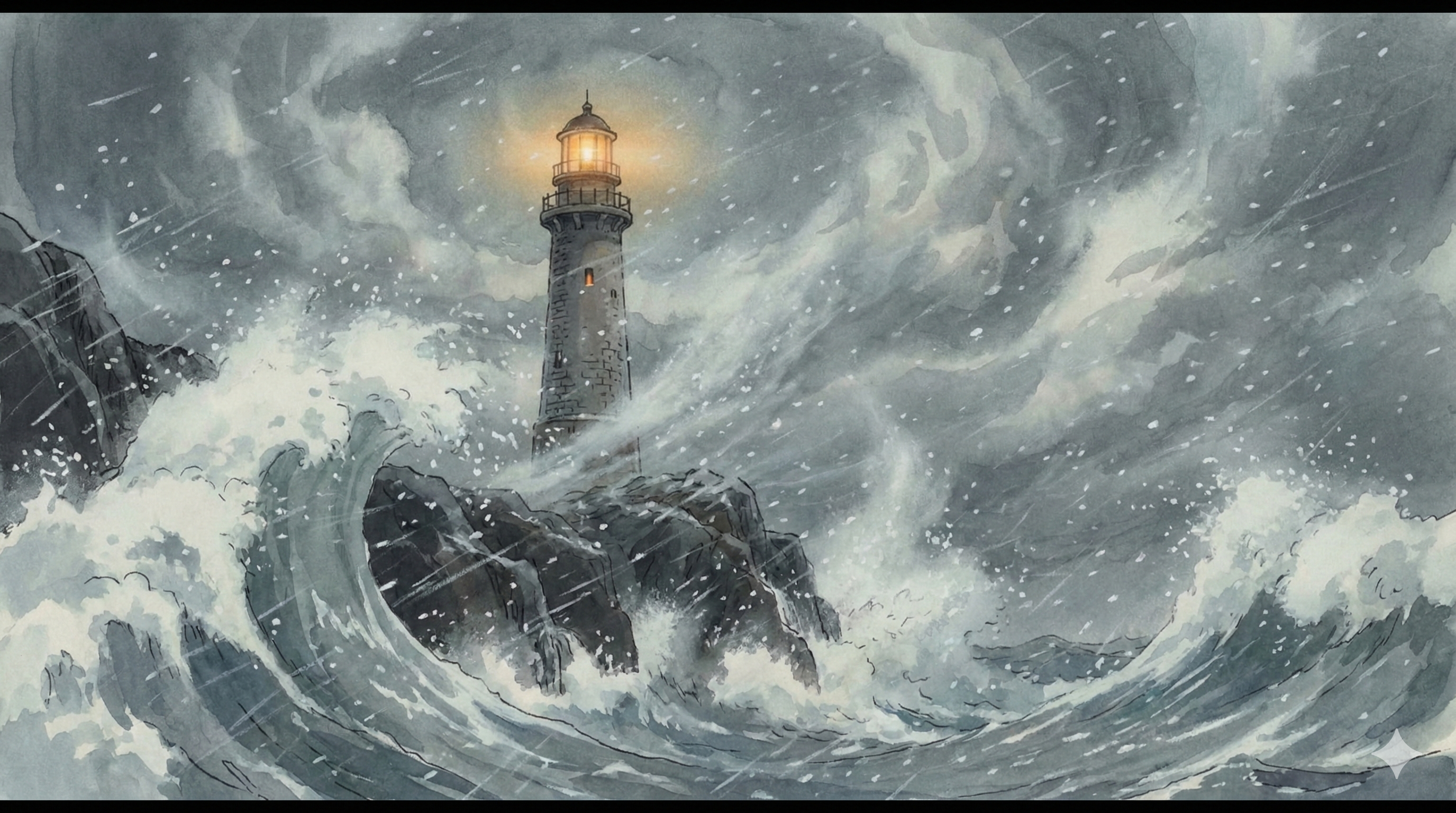 The keeper kneeling on the beach with sand